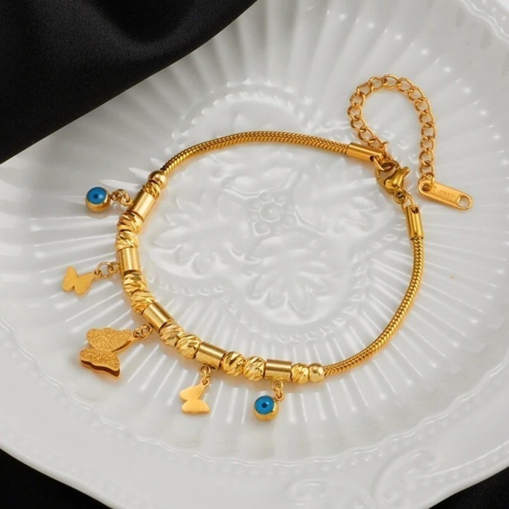 Butterfly Charm Bracelet For Women Vintage Bracelets - Picture 2 of 7